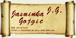 Jasminka Gojgić vizit kartica
